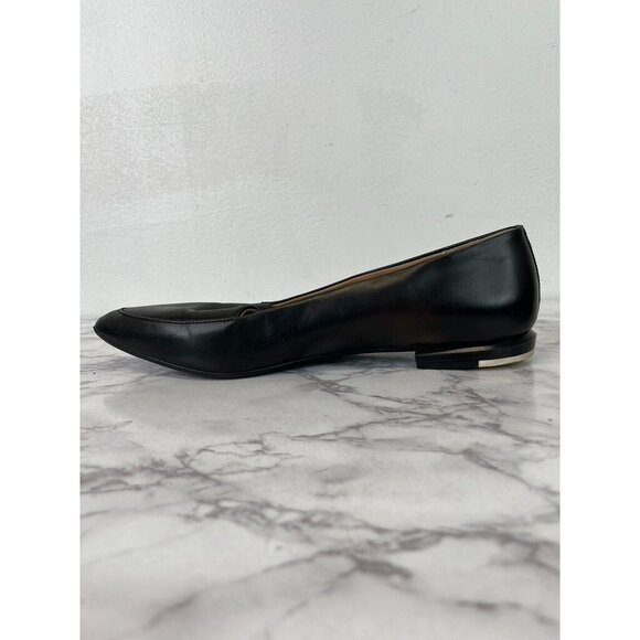 Everlane Women's Black The Modern Point Italian Leather Shoes SZ 9.5 - Picture 7 of 8